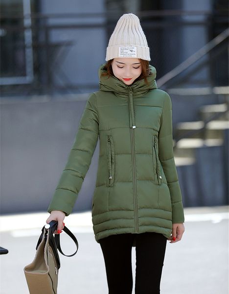 

2021 new winter coat of women parkas mujer invierno fashion ladies quilted jackets women's jacket wxf467 d1y2, Black