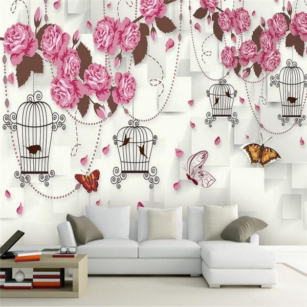 

pink and white wallpaper deskwallpaper modern flower for home furniture design for living room room decor