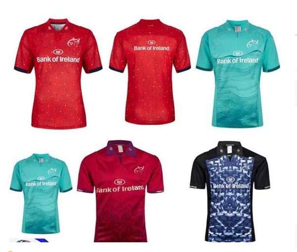 

munster home jersey 19/20 munster european jersey 2018/19 home away rugby shirts ireland league rugby size s-3xl (can print, Black;yellow
