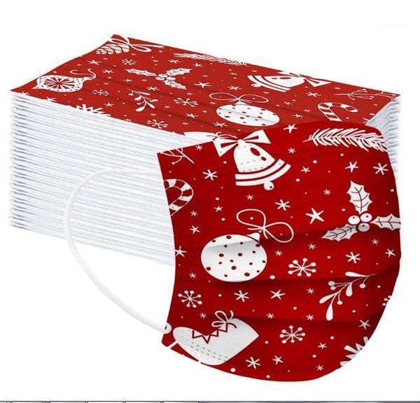 

children christmas designer masks kids fashion creative dustproof breathable non woven face masks wholesale 14.5*9.5cm1
