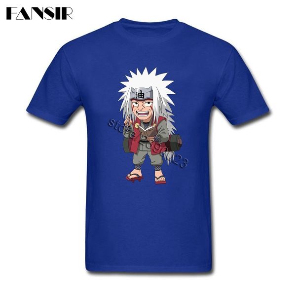 

sport naruto jiraiya camiseta basic style men's t-shirts short sleeve cotton round neck t shirt for man