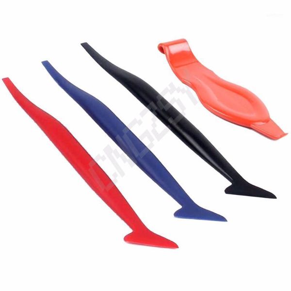 

long carbon fiber car stickers film install stick squeegee set car tools vinyl wrap tools scraper accessories b18+a301