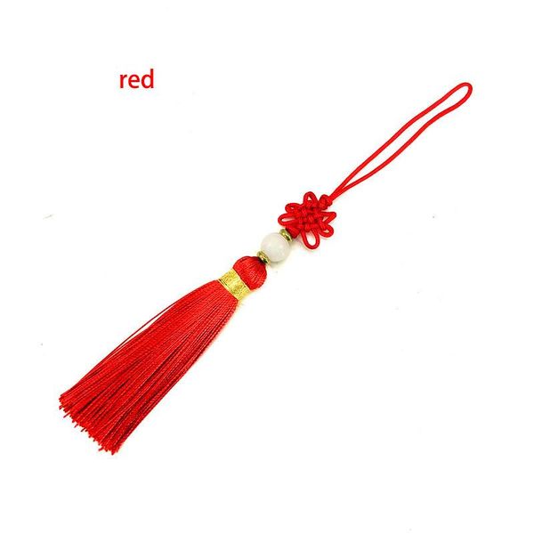 

12pcs lot 5.5cm chinese knot tassel with beads silk sewing tassel trim decorative key tassels for diy curtains home decoration h wmtszb