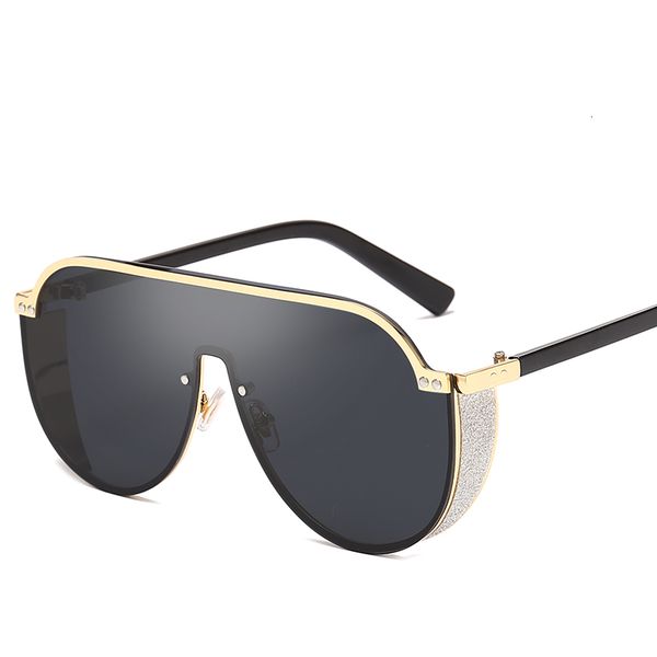 

new black friday square punk sunglasses men driver's glasses women shades eyewears metal frame glasses uv400 goggles gafas de sol, White;black