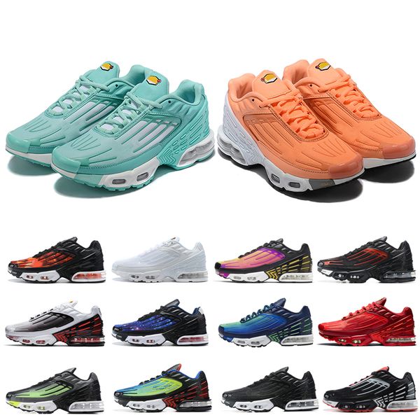 

2021 tn plus silver spades triple white decon pack running shoes mens women trainers chaussures blue fury sport sneakers size 36-45
