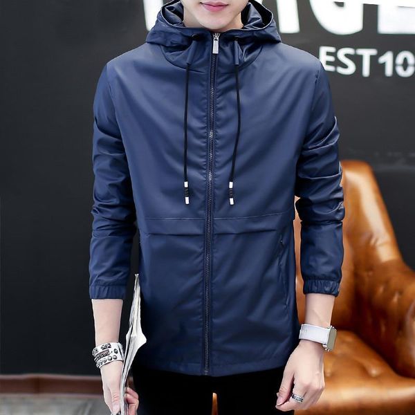 

men's jackets est black bomber men coat casual spring for windbreaker hooded jacket blouson homme fyy282, Black;brown