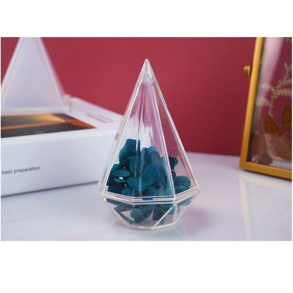 

diamond shapes storage box sile mold for jewelry making diamond cut mold diy crystal epoxy uv gift box jewelry tool bbyvgm, Black