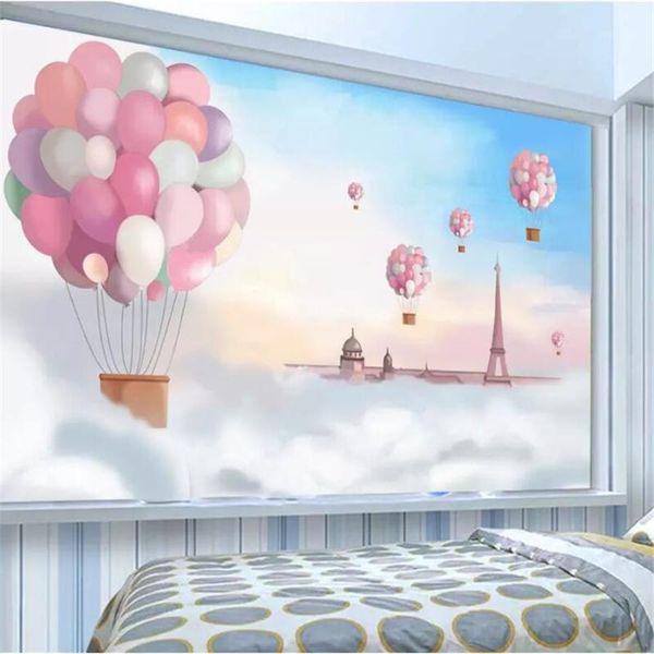 

custom wallpaper 3d cartoon hand painted mediterranean living room restaurant children room background wall paper papier peint1