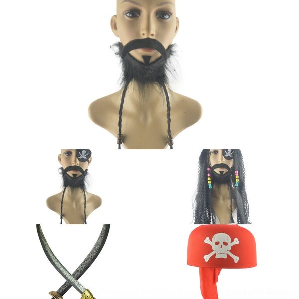 

ygynm accessories braid performance clothing ball clothing clothingaccessories pirate wig wig hook hat pirategun pirate iwjc9