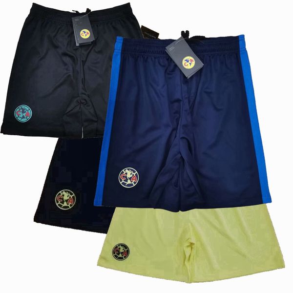 

2019 2020 2021 club america home away 3rd soccer shorts 20 21 football sports shorts pants, Black;red