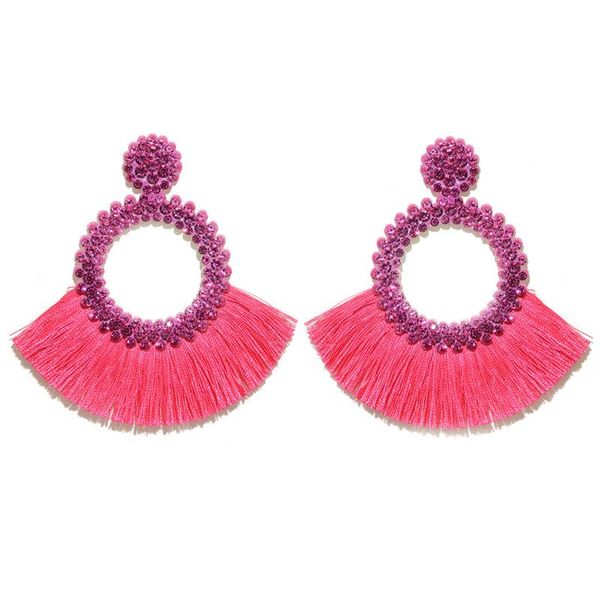 

dangle & chandelier european and american fashion creative bohemian earrings female hand-made tassel, Silver