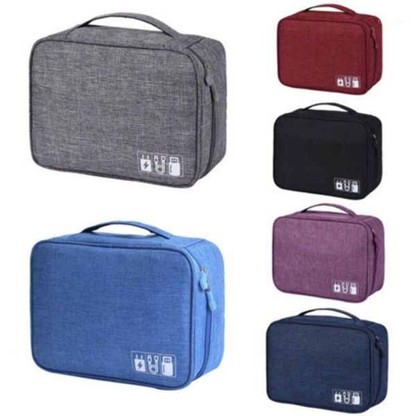 

storage bags flash drives cables cord charger organizer headsets case travel bag1