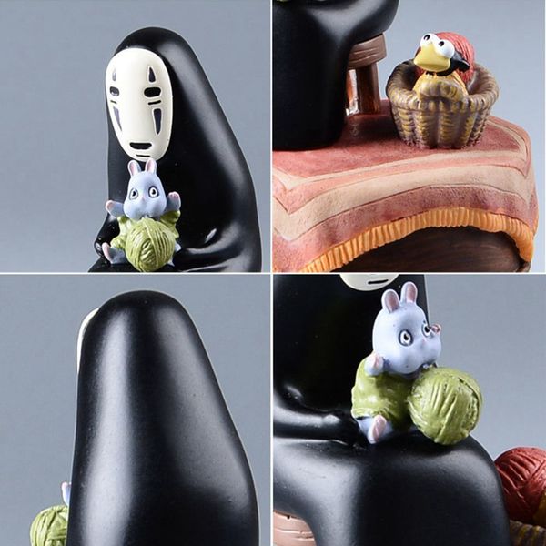 

studio ghibli my neighbor totoro resin music box japanese anime action figure miyazaki hayao totoro figure kids toys model doll 1008