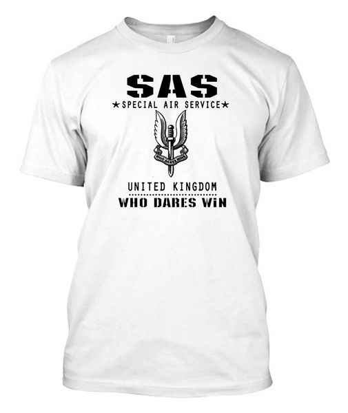 

новые мужские футболки sas великобритания - пользовательский мужской черной футболка tee brand new футболка спортивного толстовка с капюшоно