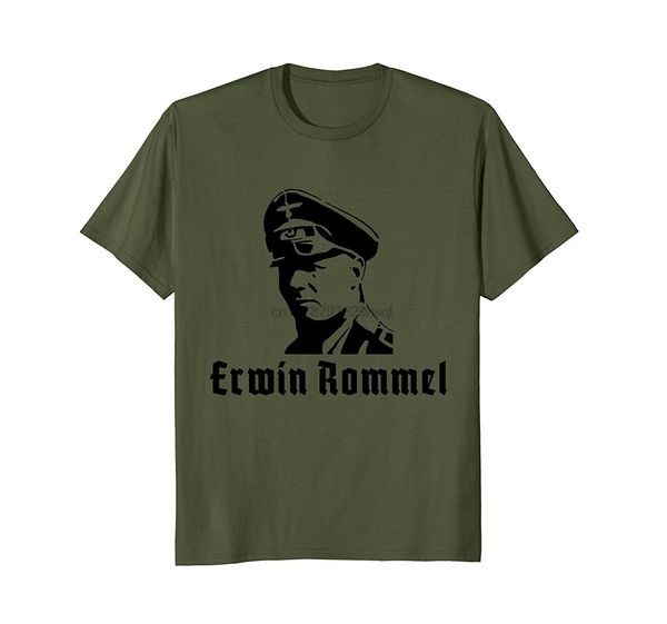 

2020 100% cotton erwin rommel o neck t shirt summer style tee shirt 033839 sport hooded sweatshirt hoodie
