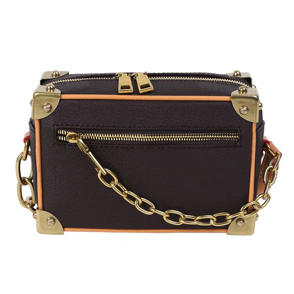 

fashion bags mini soft trunk square bag purses new style genuine leather bucket shoulder bag women chain bags cross body bag handbags