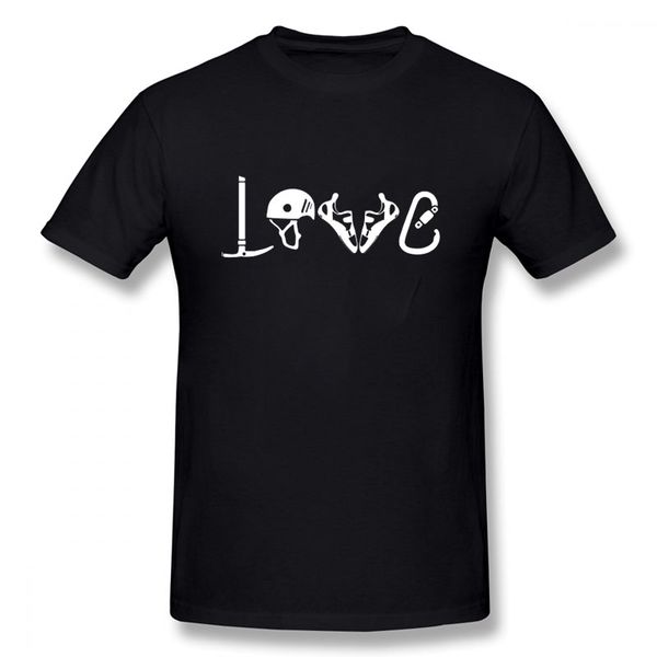 

sport love climb equipment t shirt men short sleeve cotton climbing mountain t-shirts man camisetas gift