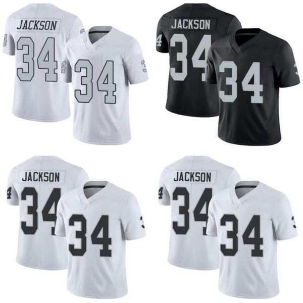

men #34 bo jackson women youth jersey, Black;red