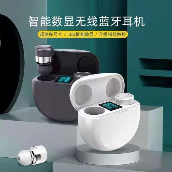 

t18 binaural stereo touch wirels new digital display bluetooth 5.1 headset enterprise