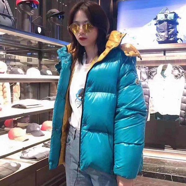 

goose canada winter down parka womens coat hooded jacket plus size loose winter warm thick parka coats jackets women dress, Black