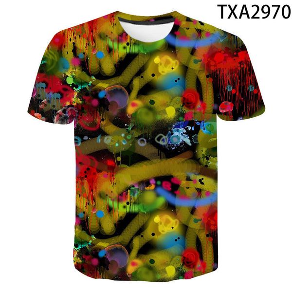

new boy girl art graffiti cool 3d print shirts harajuku funny oversized men clothing