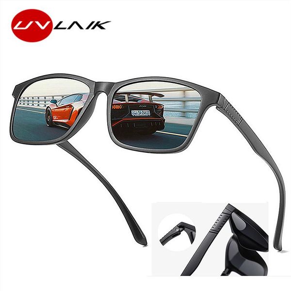 

uvlaik women's polarized sunglasses mens anti glare glasses driving sunglasses uv protection goggles eyewear shades, White;black