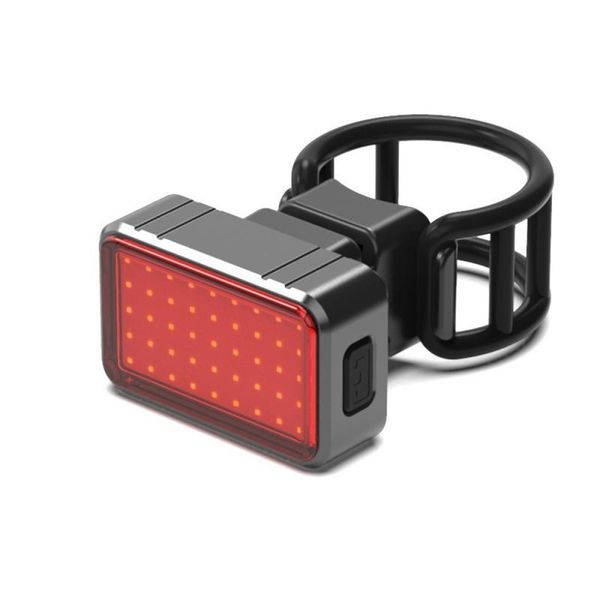 

bike intelligent induction brake tail light bicycle light usb charging waterproof night cycling safty warning riding equip