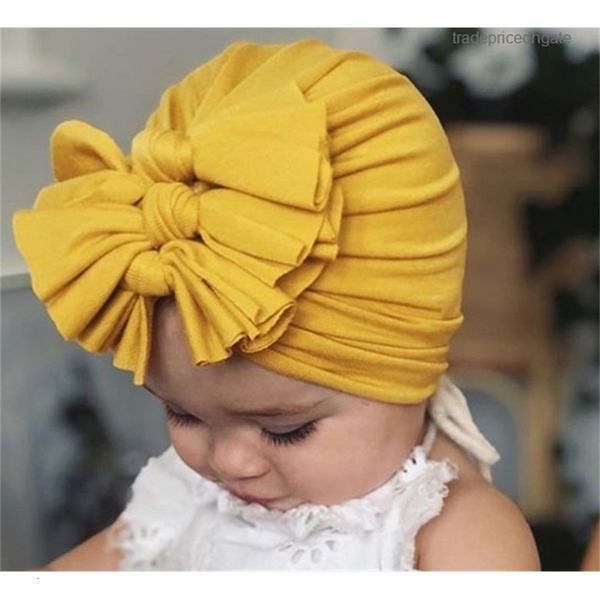 

cotton headwrap for bow girl turban floppy head wear baby knot headband kids girls hair accessories
