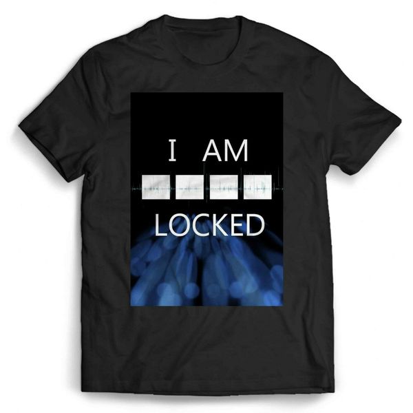 

я am locked t shirt мужчины женщины футболочку свободно плюс размер спорт толстовка с капюшоном толстовка