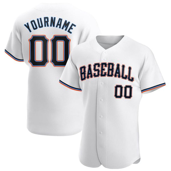 

custom white navy-red-0008 authentic baseball jersey, Blue;black