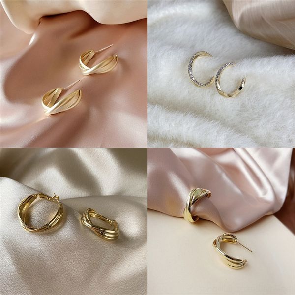 

vsyf shape sell big famous brand titanium steel stud earring earrings womens earring heart brand women charm love luxury, Golden