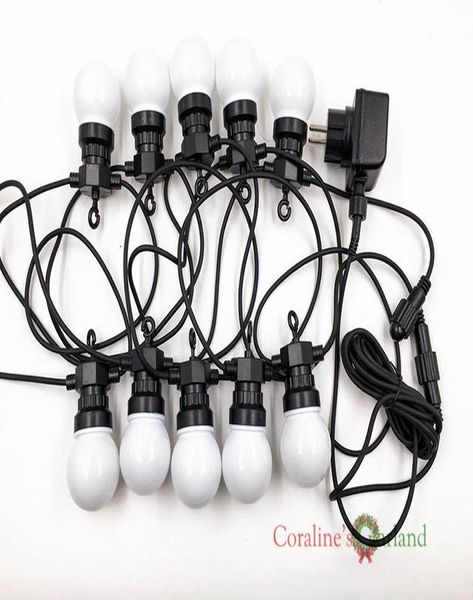 

2 25led globe лампочка строка светильника ip65 водонепроницаемый подключаемый для открытый валентина рождество праздник гирлянда кафе украше