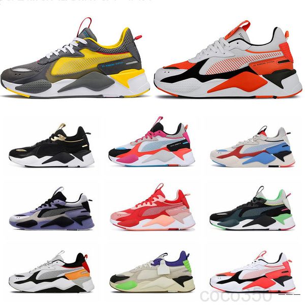 

casual shoes rs-x fuchsia purple red blast bright peach rs x women men chaussures zapatos transformers trophy mens trainer sports hl6c, Black
