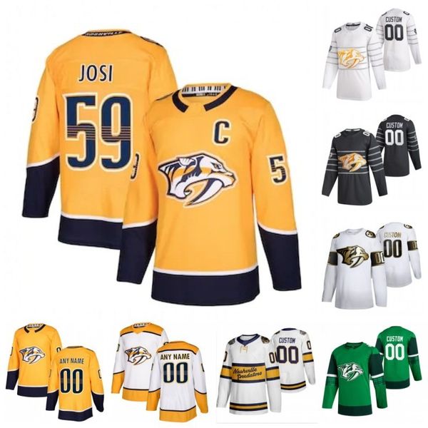 

custom men women youth hockey jerseys roman josi pekka rinne p.k. subban filip forsberg matt duchene calle jarnkrok stitched, Black;red