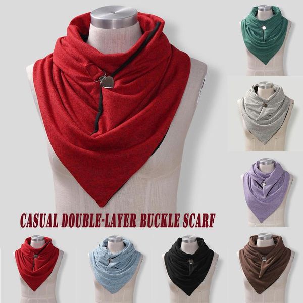 

scarves universal winter warm windproof 2021 scarf women fashion soild star printing button soft wrap casual shawls, Blue;gray