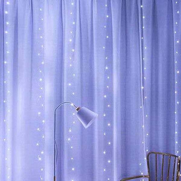 

led fairy lights christmas garland curtain string lights remote control for new year wedding party home window decoration swy wmtedy xhhair