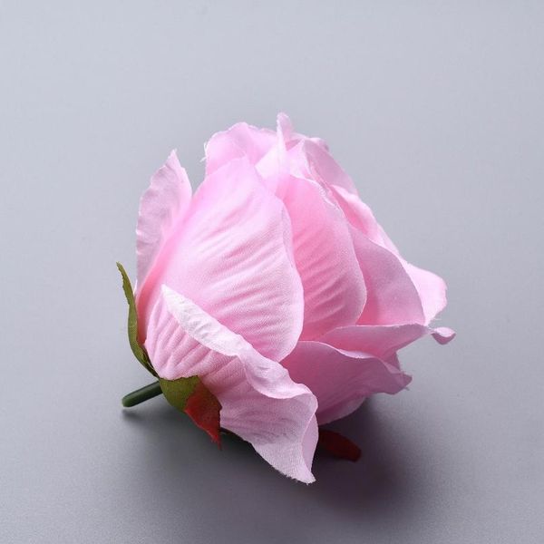 

4pcs silk blooming pink white roses artificial flower head for wedding decoration diy wreath gift scrapbooking big craf bbyzpq