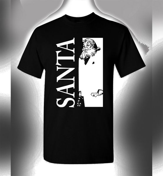 

bad santa christmas scarface crossover original gangsta summer style for tee sport hooded sweatshirt hoodie men t shirt
