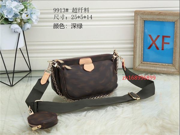 

fashion luxury designer classic women's bag printed letter chain package genuine pickup wallet crossbody wallet messenger bag
