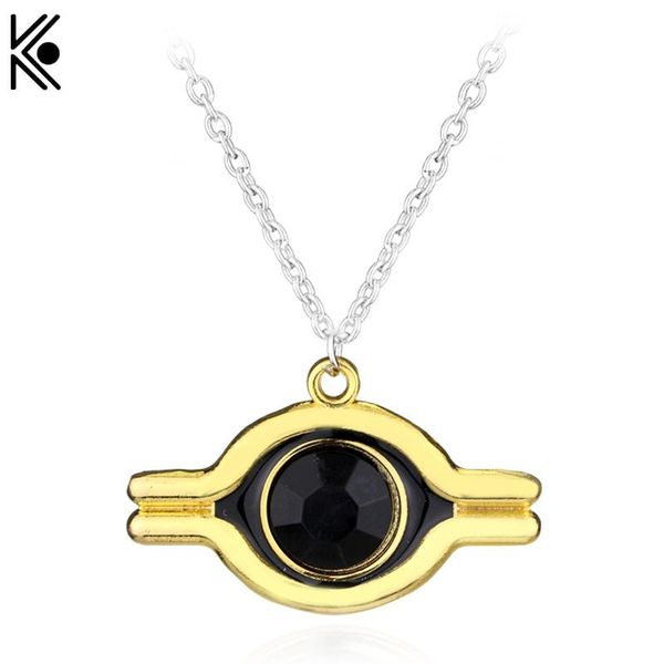 

pendant necklaces women holiday jewelry gold tone eye of horus ancient egypt necklace link chain statement party accessories, Silver