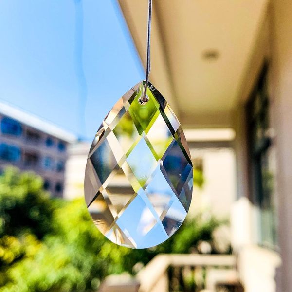 

10pcs 38mm reseau crystal pendant for chandelier suncatcher crystal prisms hanging crystals diy home wedding decor dropshipping h jllxms