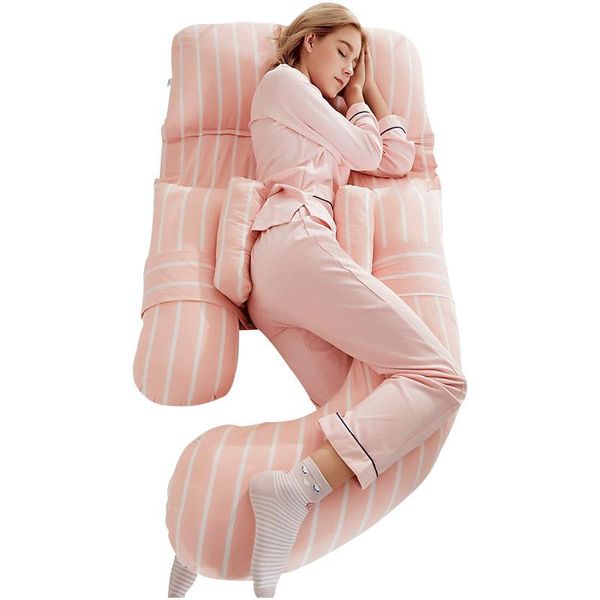 

maternity pillows body pregnant women side sleeper waist support u big size 80*185cm pregnancy pillow protect abdomen back cushion