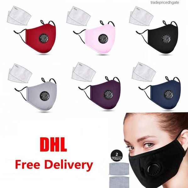 

factoryssc6anti-dust sell dhl cotton well new masks 2020 smoke and allergies adjustable reusable mask with 2 filters for women man