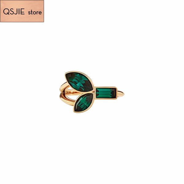 

qsjie swa new. simple auspicious bamboo ring charming fashion jewelry, Silver