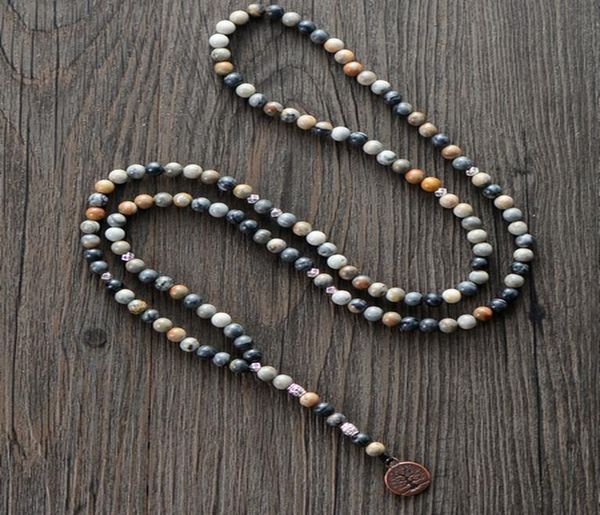 

мужчины ожерелье стимпанк 6мм черный оникс бронзита винтажная подвеска мужские розария ожерелье природные камни мужские ювелирные изделия dr, Golden;silver