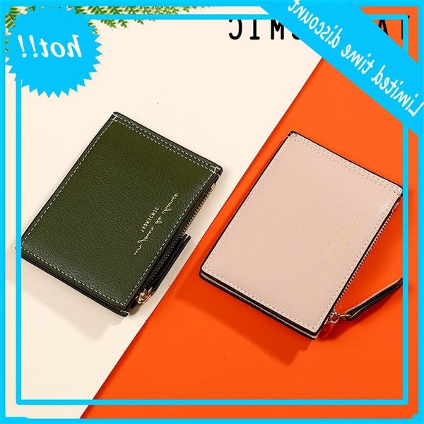 

yueqiankai new korean coin multi function card bag one small simple versatile zero wallet lady, Red;black