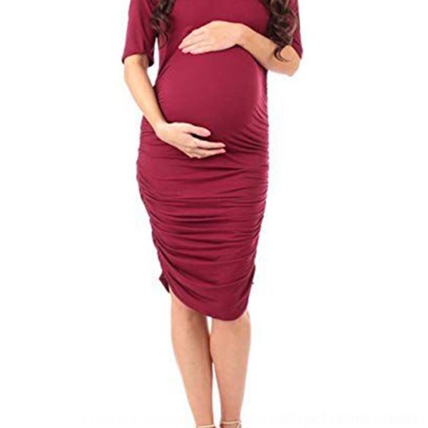 

rcexa твердая короткий рукав экипаж шея бедра платье 1525 твердые 1525 родильных шеи экипажа одежда для беременных одежда рукав бедра платье, Black;gray