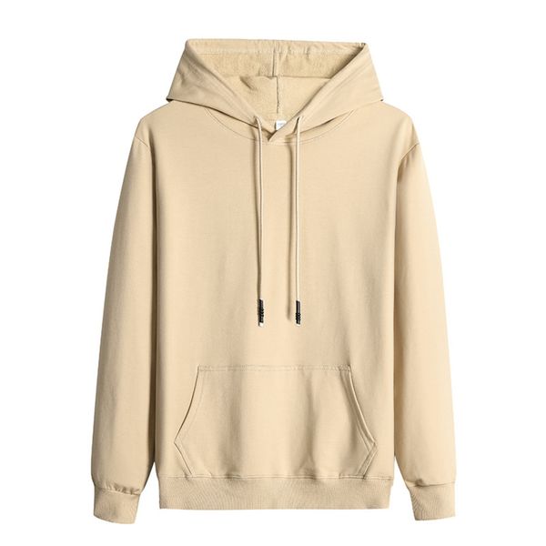 

sports men 2020 new european and american hoodie long-sleeved slimming trend casual plus-size jacket custom, Black