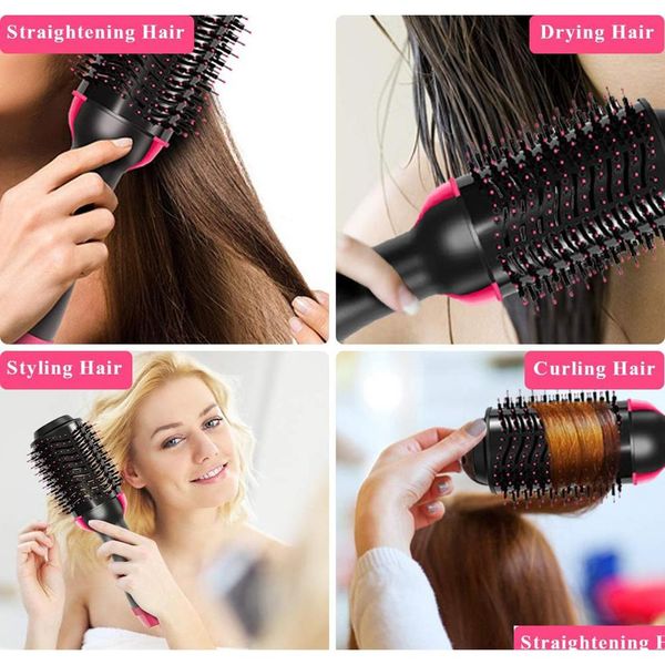 

electric hair dryer blow dryer hair curling iron rotating brush hairdryer hairstyling tools professional 2 in sqcabk bdehair