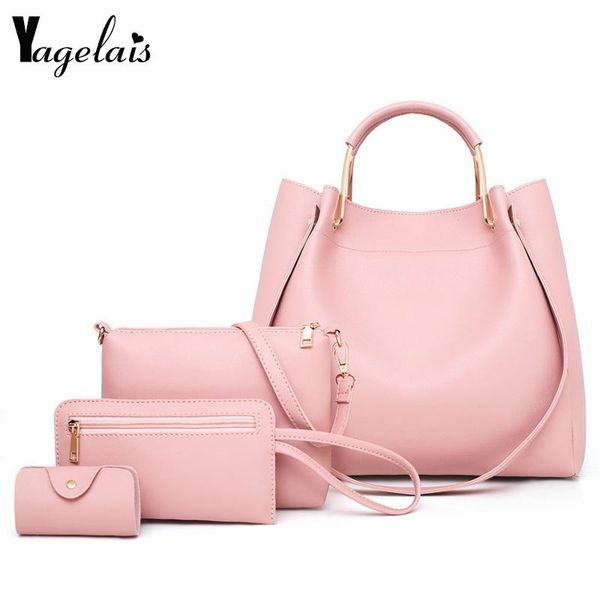 

2020 new fashion large capacity casual women handbag fashion four-piece women's shoulder bag messenger bag